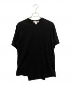 COMME des GARCONS SHIRTコムデギャルソンシャツ）の古着「アシンメトリーシャツ FO-T016」｜ブラック
