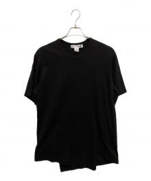 COMME des GARCONS SHIRT（コムデギャルソンシャツ）の古着「アシンメトリーシャツ FO-T016」｜ブラック