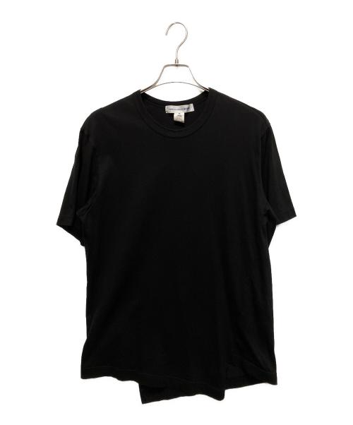 COMME des GARCONS SHIRT（コムデギャルソンシャツ）COMME des GARCONS SHIRT (コムデギャルソンシャツ) アシンメトリーシャツ FO-T016 ブラック サイズ:XLの古着・服飾アイテム