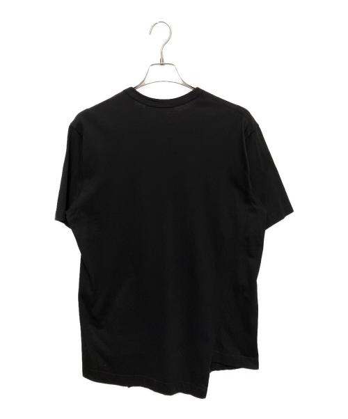 COMME des GARCONS SHIRT（コムデギャルソンシャツ）COMME des GARCONS SHIRT (コムデギャルソンシャツ) アシンメトリーシャツ FO-T016 ブラック サイズ:XLの古着・服飾アイテム