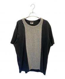 COMME des GARCONS HOMME PLUS（コムデギャルソンオムプリュス）の古着「切替カットソー」｜ブラック