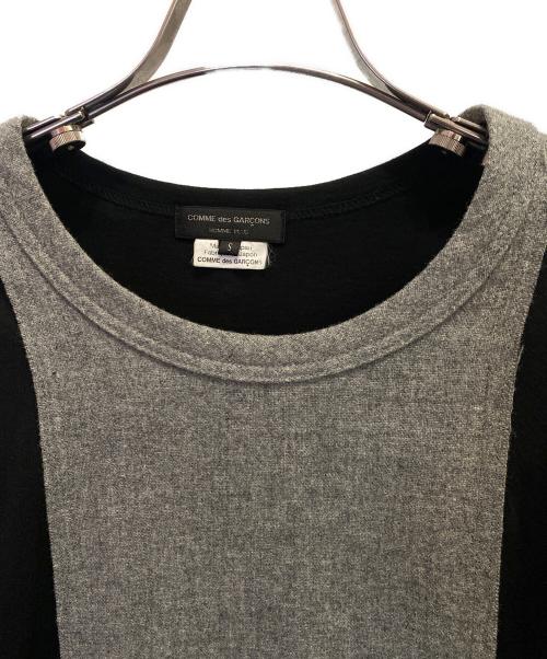 COMME des GARCONS HOMME PLUS（コムデギャルソンオムプリュス）COMME des GARCONS HOMME PLUS (コムデギャルソンオムプリュス) 切替カットソー ブラック サイズ:Sの古着・服飾アイテム