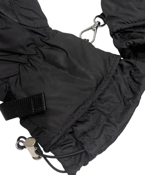 PRADA（プラダ）PRADA (プラダ) Re-Nylon zip ポケットミトングローブ ブラックの古着・服飾アイテム
