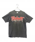 VINTAGEヴィンテージ）の古着「バンドTシャツ　2001 Slipknot」｜ブラック