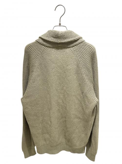 BRUNELLO CUCINELLI（ブルネロクチネリ）BRUNELLO CUCINELLI (ブルネロクチネリ) コットンショールカーディガン オリーブ サイズ:48の古着・服飾アイテム