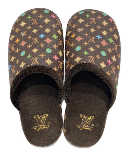 LOUIS VUITTON（ルイ ヴィトン）LOUIS VUITTON (ルイ ヴィトン) LVパレスラインミュール ブラウン サイズ:3の古着・服飾アイテム