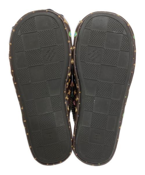 LOUIS VUITTON（ルイ ヴィトン）LOUIS VUITTON (ルイ ヴィトン) LVパレスラインミュール ブラウン サイズ:3の古着・服飾アイテム
