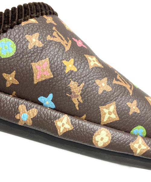 LOUIS VUITTON（ルイ ヴィトン）LOUIS VUITTON (ルイ ヴィトン) LVパレスラインミュール ブラウン サイズ:3の古着・服飾アイテム