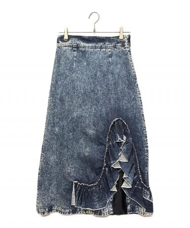 中古・古着通販】MIU MIU (ミュウミュウ) デザインデニムスカート
