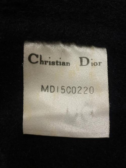 Christian Dior（クリスチャン ディオール）Christian Dior (クリスチャン ディオール) バイカラーウールコート ピンク×ブラック サイズ:9の古着・服飾アイテム