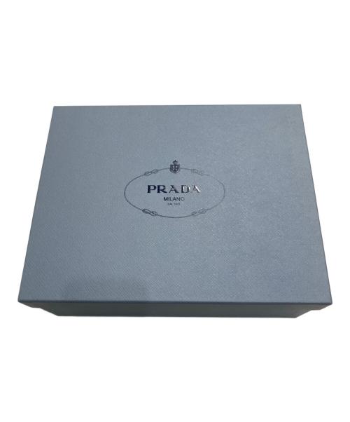 PRADA（プラダ）PRADA (プラダ) チョコレート ブラッシュドレザー ローファー ブラック サイズ:37の古着・服飾アイテム