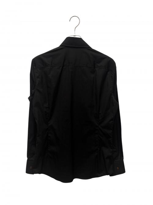 Vivienne Westwood man（ヴィヴィアン ウェストウッド マン）Vivienne Westwood man (ヴィヴィアン ウェストウッド マン) 変形襟長袖シャツ VW-WR-84725 ブラック サイズ:50の古着・服飾アイテム