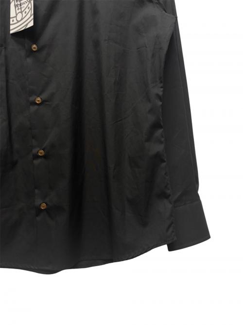 Vivienne Westwood man（ヴィヴィアン ウェストウッド マン）Vivienne Westwood man (ヴィヴィアン ウェストウッド マン) 変形襟長袖シャツ VW-WR-84725 ブラック サイズ:50の古着・服飾アイテム