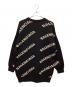 BALENCIAGA (バレンシアガ) ALL OVER LOGO JACQUARED KNIT ブラック サイズ:M：40000円