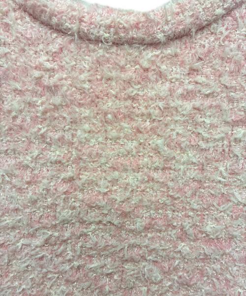 BALENCIAGA（バレンシアガ）BALENCIAGA (バレンシアガ) ツイードジャケット　793604 ピンク サイズ:Ｓの古着・服飾アイテム