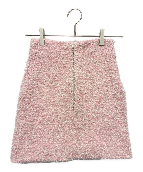 BALENCIAGA（バレンシアガ）BALENCIAGA (バレンシアガ) ツイードスカート ピンク サイズ:Mの古着・服飾アイテム