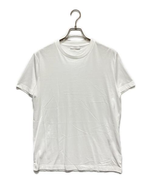 PRADA（プラダ）PRADA (プラダ) クルーネックTシャツ ホワイト サイズ:L 未使用品の古着・服飾アイテム