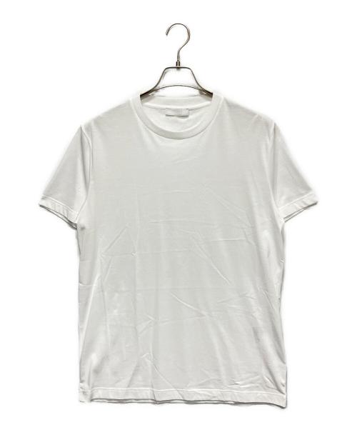 PRADA（プラダ）PRADA (プラダ) クルーネックTシャツ ホワイト サイズ:L 未使用品の古着・服飾アイテム