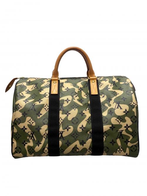 LOUIS VUITTON（ルイ ヴィトン）LOUIS VUITTON (ルイ ヴィトン) Monogramouflage Speedy 35 モノグラモフラージュ スピーディ35 M95773 2008年製 グリーン サイズ:35の古着・服飾アイテム