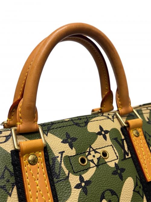 LOUIS VUITTON（ルイ ヴィトン）LOUIS VUITTON (ルイ ヴィトン) Monogramouflage Speedy 35 モノグラモフラージュ スピーディ35 M95773 2008年製 グリーン サイズ:35の古着・服飾アイテム