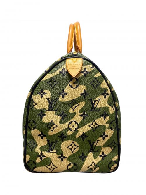 LOUIS VUITTON（ルイ ヴィトン）LOUIS VUITTON (ルイ ヴィトン) Monogramouflage Speedy 35 モノグラモフラージュ スピーディ35 M95773 2008年製 グリーン サイズ:35の古着・服飾アイテム