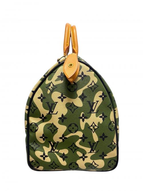 LOUIS VUITTON（ルイ ヴィトン）LOUIS VUITTON (ルイ ヴィトン) Monogramouflage Speedy 35 モノグラモフラージュ スピーディ35 M95773 2008年製 グリーン サイズ:35の古着・服飾アイテム