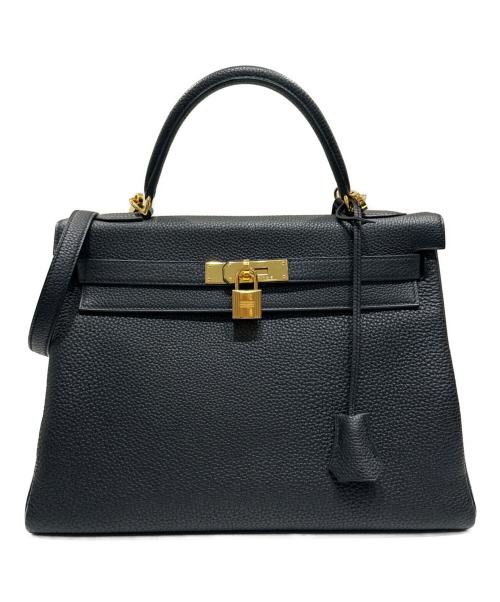 HERMES（エルメス）HERMES (エルメス) ケリー32/内縫い/トリヨンクレマンス/D刻印:2019年 ブラックの古着・服飾アイテム