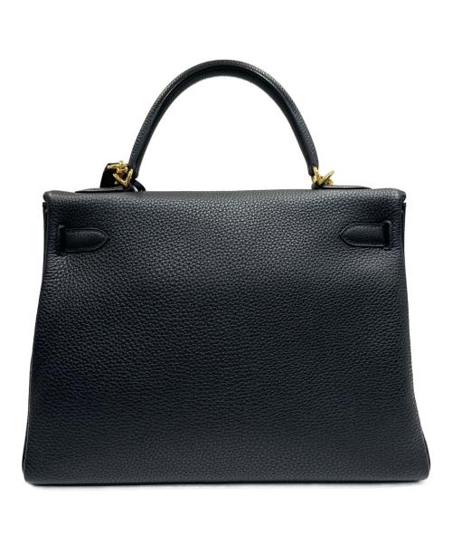 HERMES（エルメス）HERMES (エルメス) ケリー32/内縫い/トリヨンクレマンス/D刻印:2019年 ブラックの古着・服飾アイテム