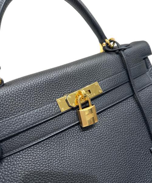 HERMES（エルメス）HERMES (エルメス) ケリー32/内縫い/トリヨンクレマンス/D刻印:2019年 ブラックの古着・服飾アイテム