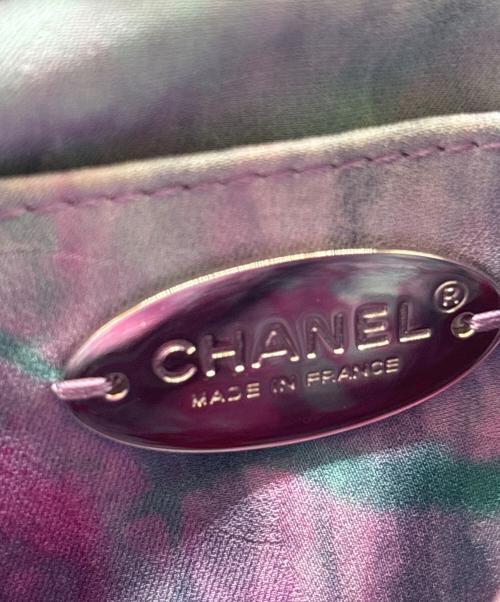 CHANEL（シャネル）CHANEL (シャネル) ミックスファイバーショルダーバッグ パープルの古着・服飾アイテム