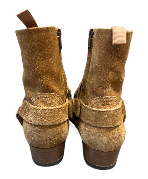 Saint Laurent Paris（サンローランパリ）Saint Laurent Paris (サンローランパリ) ワイアット ハーネス ロングブーツ キャメル サイズ:40の古着・服飾アイテム