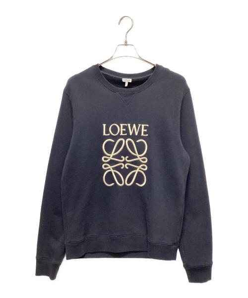 LOEWE（ロエベ）LOEWE (ロエベ) アナグラムスウェット ネイビー サイズ:Lの古着・服飾アイテム