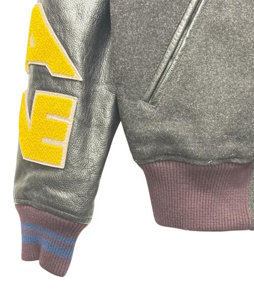 DIESEL（ディーゼル）DIESEL (ディーゼル) レザー切替スタジャン ブラック サイズ:XSの古着・服飾アイテム