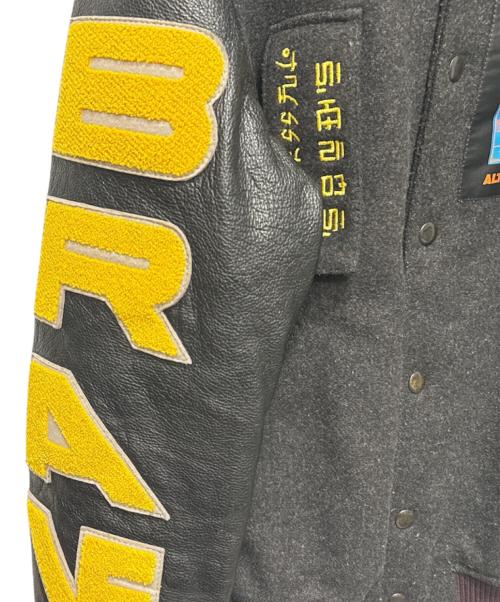 DIESEL（ディーゼル）DIESEL (ディーゼル) レザー切替スタジャン ブラック サイズ:XSの古着・服飾アイテム
