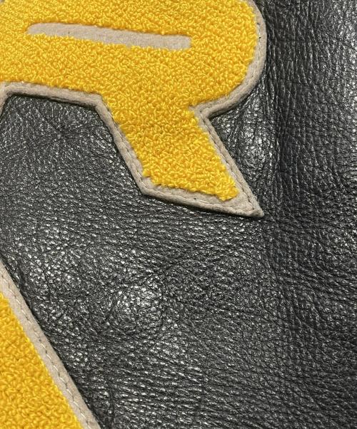 DIESEL（ディーゼル）DIESEL (ディーゼル) レザー切替スタジャン ブラック サイズ:XSの古着・服飾アイテム