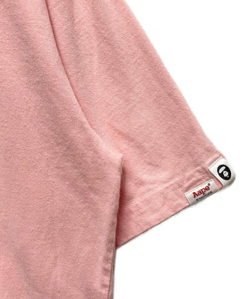 A BATHING APE（アベイシングエイプ）A BATHING APE (アベイシングエイプ) APE NOW UNION Tシャツ ピンク サイズ:XLの古着・服飾アイテム
