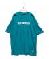 BALENCIAGA（バレンシアガ）の古着「デイトロイ加工ロゴプリントTシャツ」｜スカイブルー
