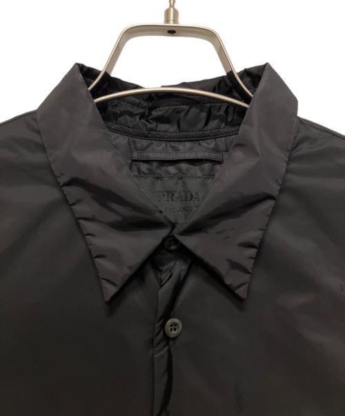 PRADA（プラダ）PRADA (プラダ) Re-Nylonシャツ ブラック サイズ:S 未使用品の古着・服飾アイテム