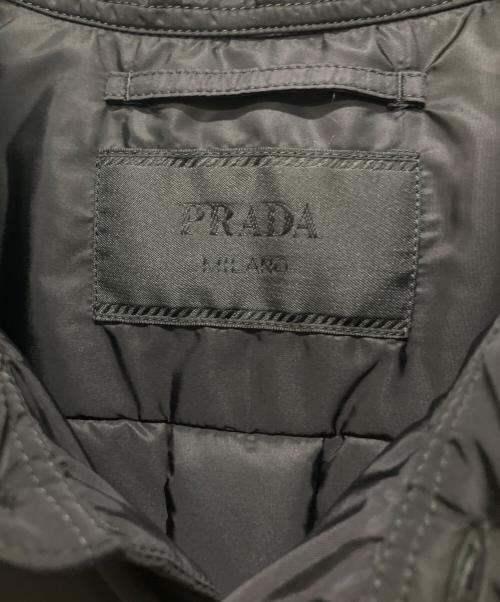 PRADA（プラダ）PRADA (プラダ) Re-Nylonシャツ ブラック サイズ:S 未使用品の古着・服飾アイテム