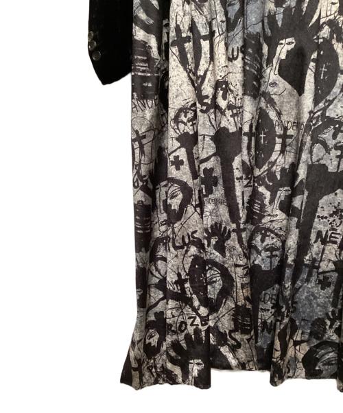 COMME des GARCONS HOMME PLUS（コムデギャルソンオムプリュス）COMME des GARCONS HOMME PLUS (コムデギャルソンオムプリュス) 長袖ワンピース ブラック サイズ:Mの古着・服飾アイテム
