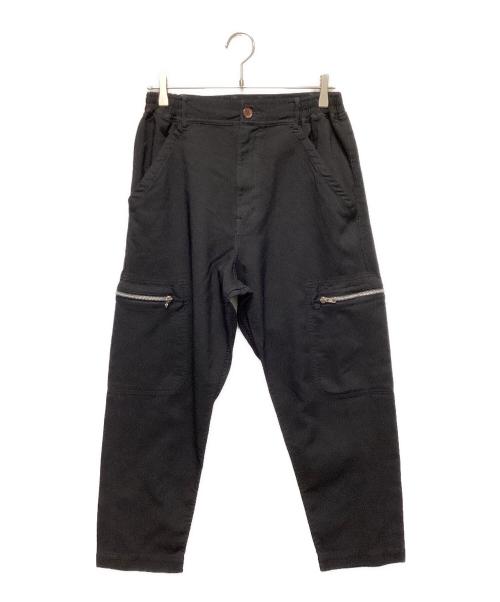 COMME des GARCONS HOMME DEUX（コムデギャルソン オム ドゥ）COMME des GARCONS HOMME DEUX (コムデギャルソン オム ドゥ) 縮絨カーゴパンツ DO-P038 ブラック サイズ:Sの古着・服飾アイテム