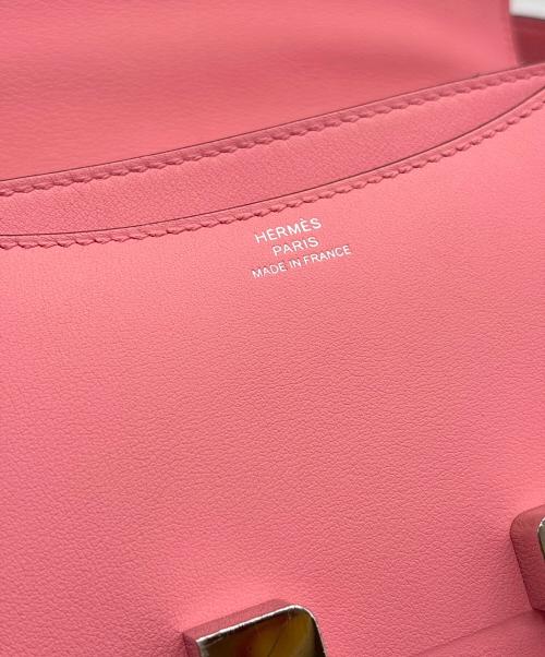 HERMES（エルメス）HERMES (エルメス) HERMÈS コンスタンスⅢ ミニ ヴォースイフト ショルダーバッグ ピンク D刻印 2019年製 ピンク サイズ:ミニ/miniの古着・服飾アイテム