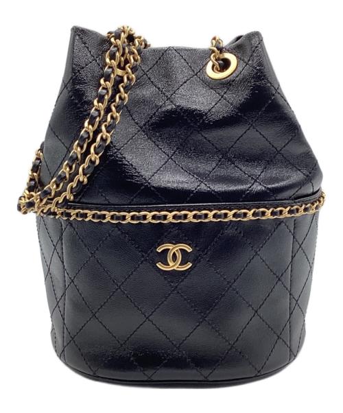 CHANEL（シャネル）CHANEL (シャネル) ミニバケットバッグ/ショルダーバッグ ブラック サイズ:MINI/ミニの古着・服飾アイテム