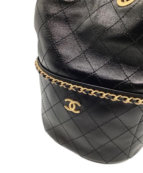 CHANEL（シャネル）CHANEL (シャネル) ミニバケットバッグ/ショルダーバッグ ブラック サイズ:MINI/ミニの古着・服飾アイテム