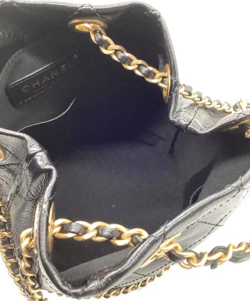 CHANEL（シャネル）CHANEL (シャネル) ミニバケットバッグ/ショルダーバッグ ブラック サイズ:MINI/ミニの古着・服飾アイテム