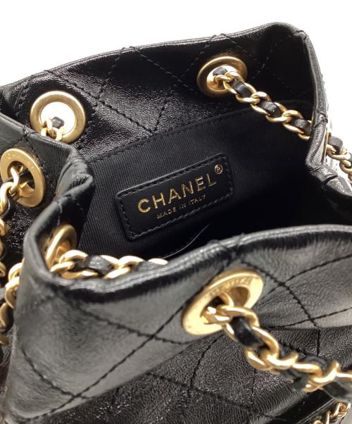 CHANEL（シャネル）CHANEL (シャネル) ミニバケットバッグ/ショルダーバッグ ブラック サイズ:MINI/ミニの古着・服飾アイテム