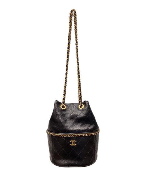 CHANEL（シャネル）CHANEL (シャネル) ミニバケットバッグ/ショルダーバッグ ブラック サイズ:MINI/ミニの古着・服飾アイテム