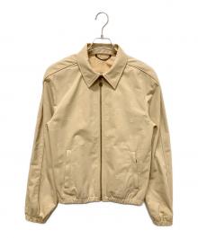 LOUIS VUITTON（ルイ ヴィトン）の古着「24AW LVロゴ ジップアップジャケット」｜ベージュ
