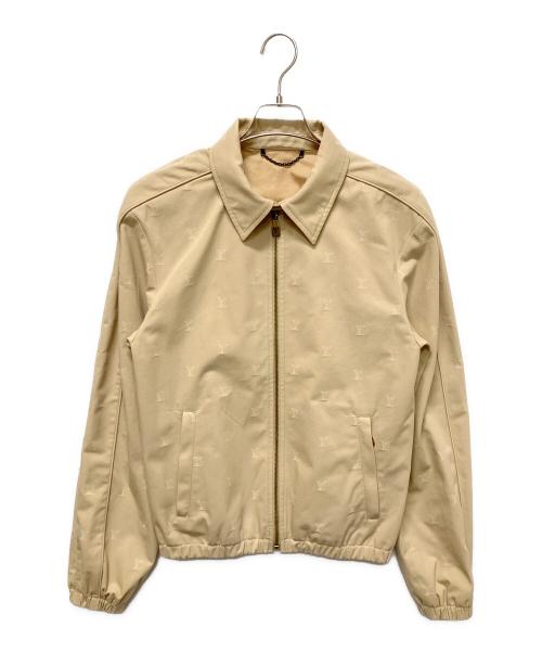 LOUIS VUITTON（ルイ ヴィトン）LOUIS VUITTON (ルイ ヴィトン) 24AW LVロゴ ジップアップジャケット ベージュ サイズ:44の古着・服飾アイテム