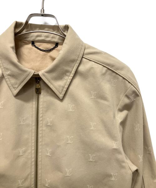 LOUIS VUITTON（ルイ ヴィトン）LOUIS VUITTON (ルイ ヴィトン) 24AW LVロゴ ジップアップジャケット ベージュ サイズ:44の古着・服飾アイテム